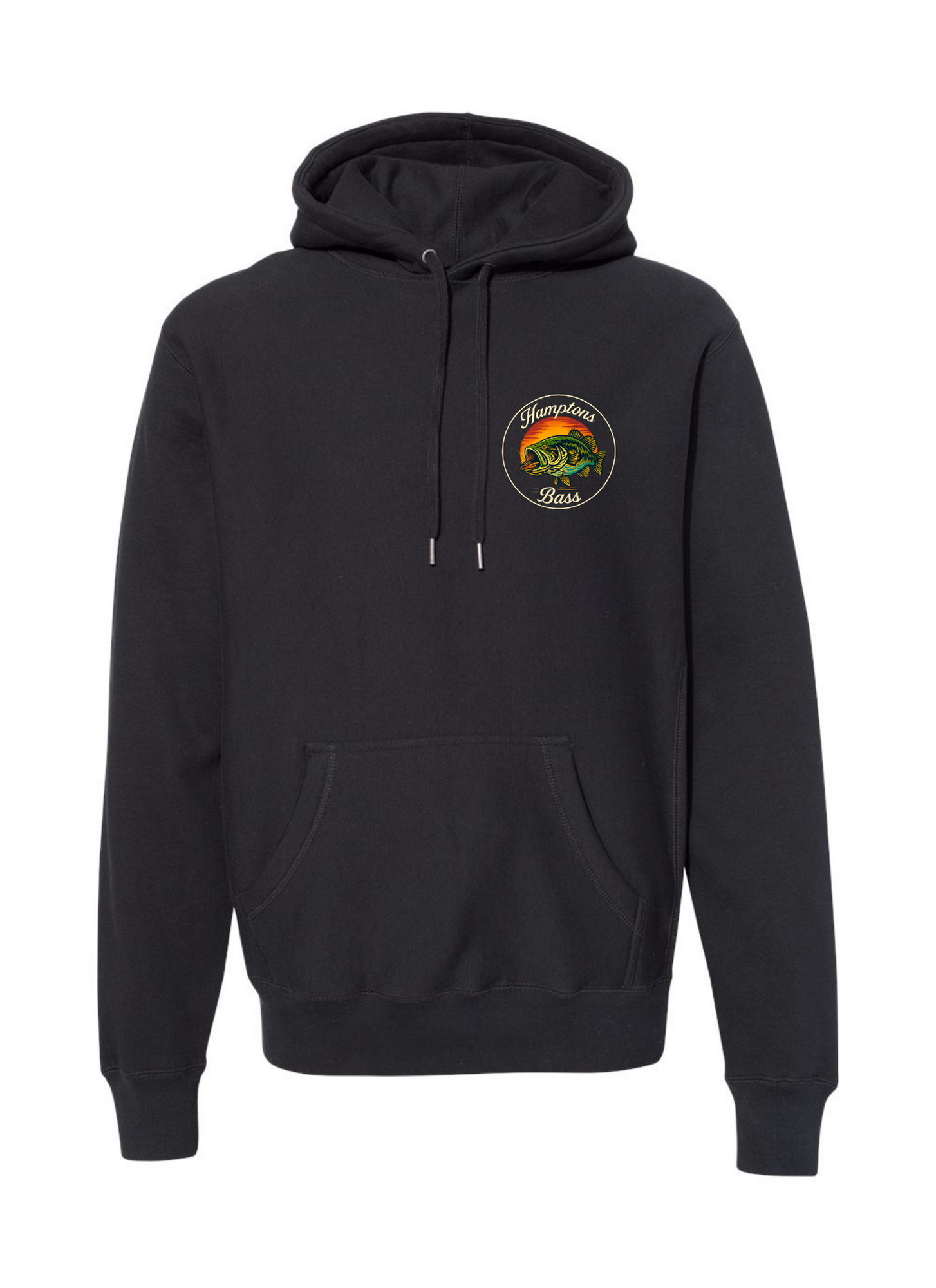 Hamptons Bass Hoodie Mandel Back