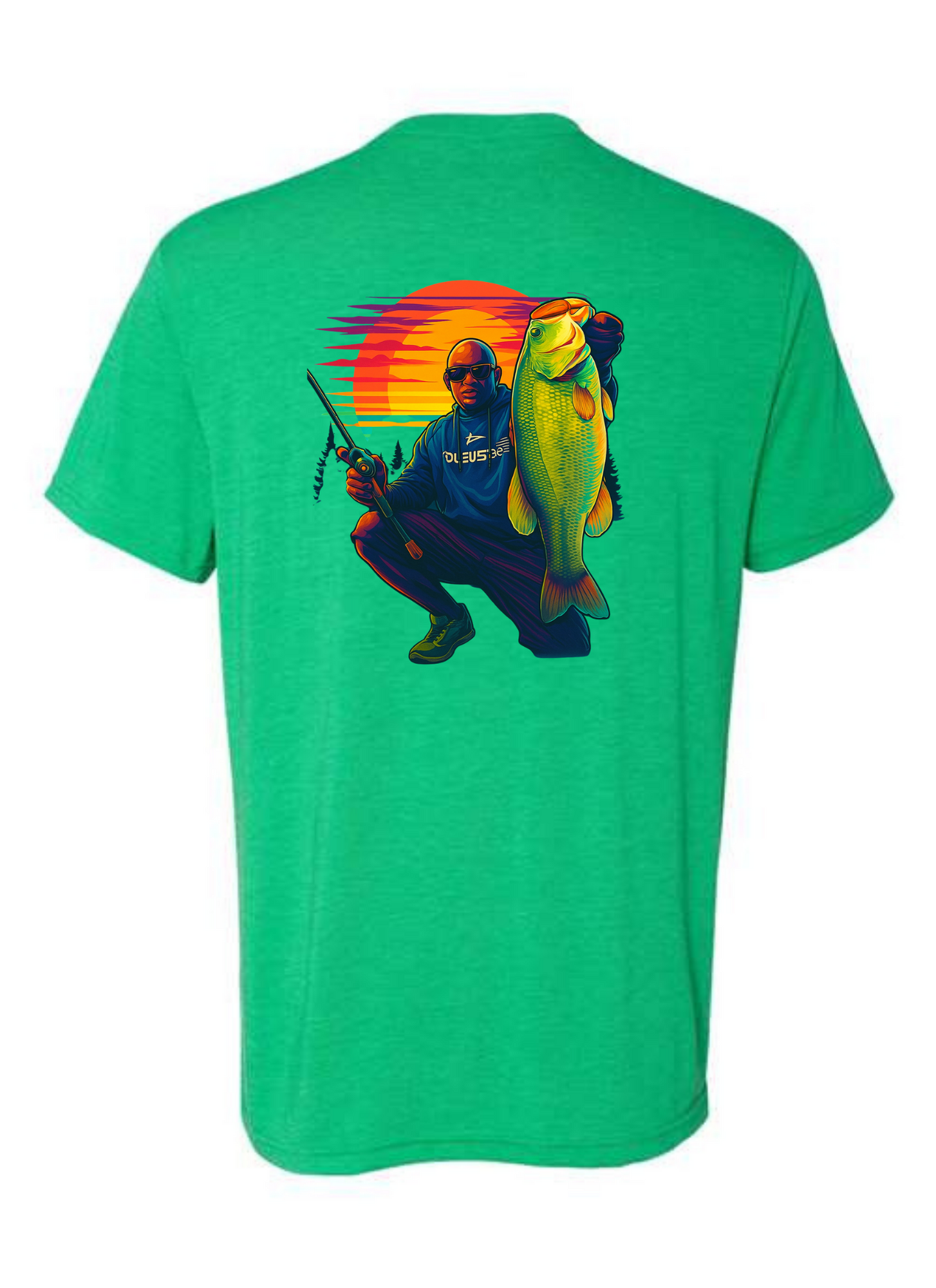 Hamptons Bass Tee Mandel Back