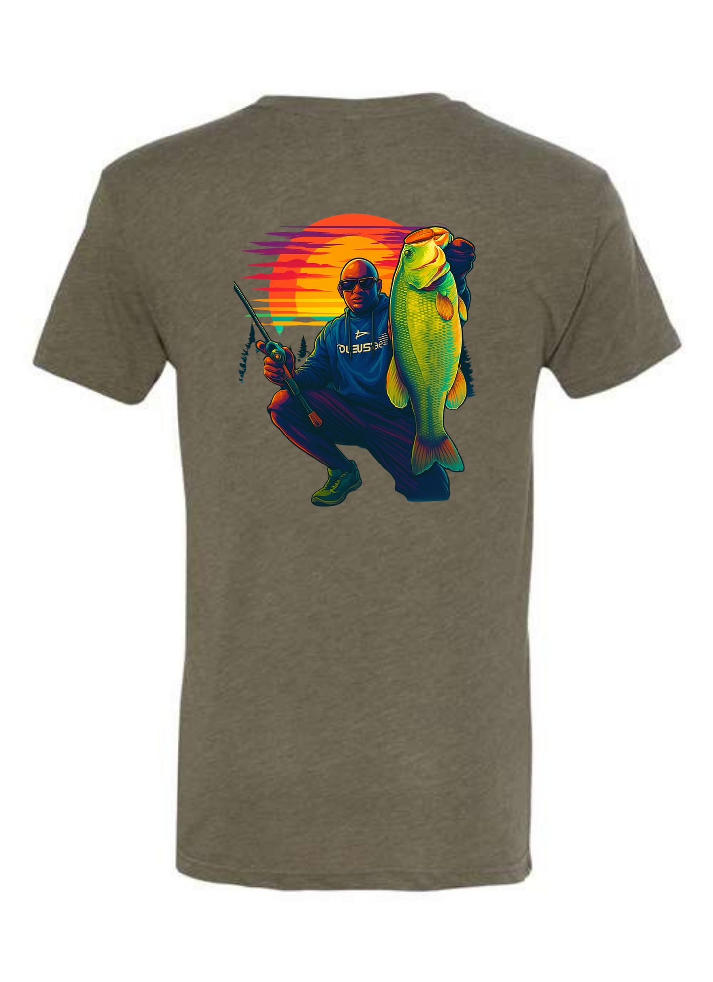 Hamptons Bass Tee Mandel Back