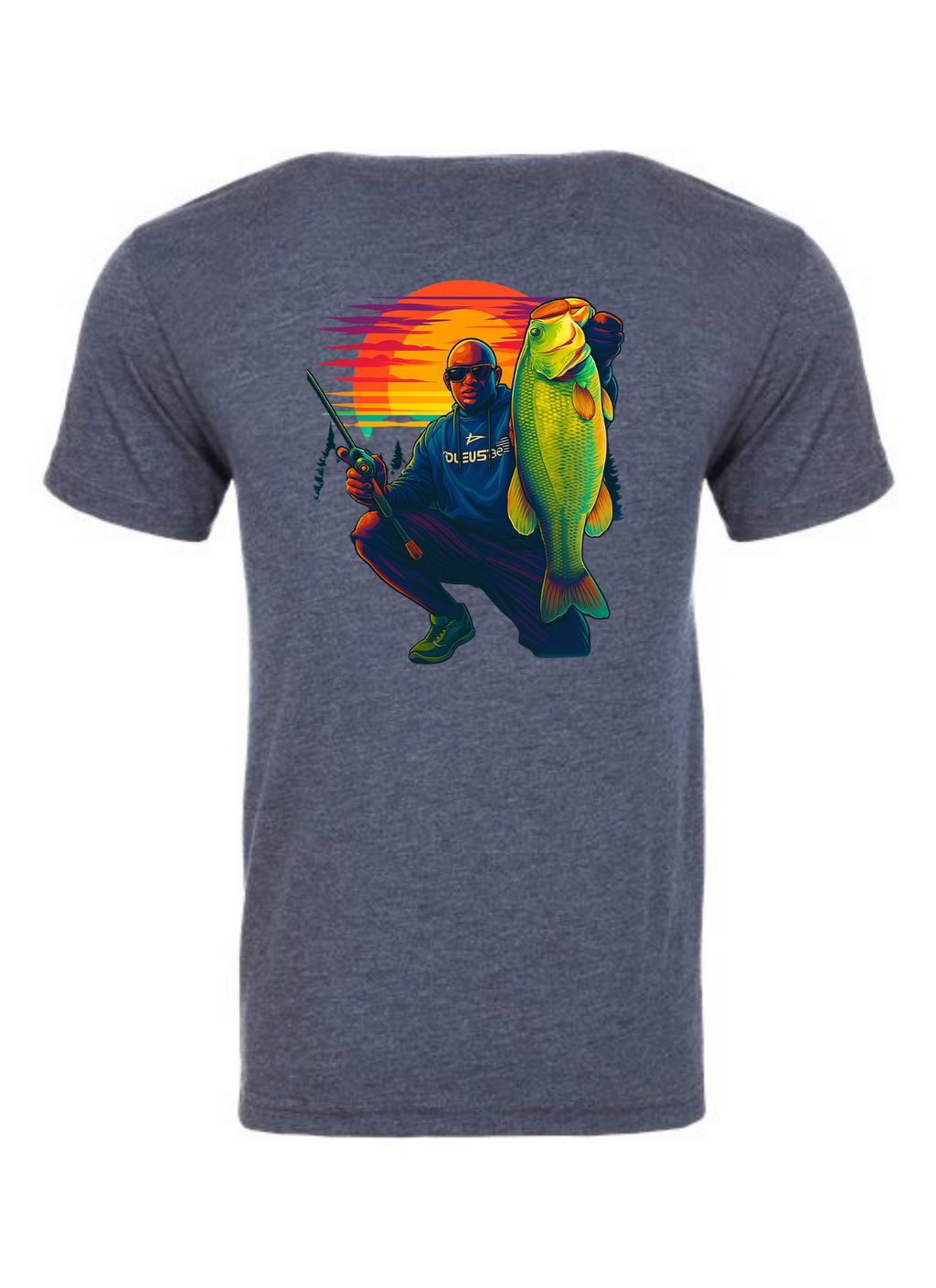 Hamptons Bass Tee Mandel Back