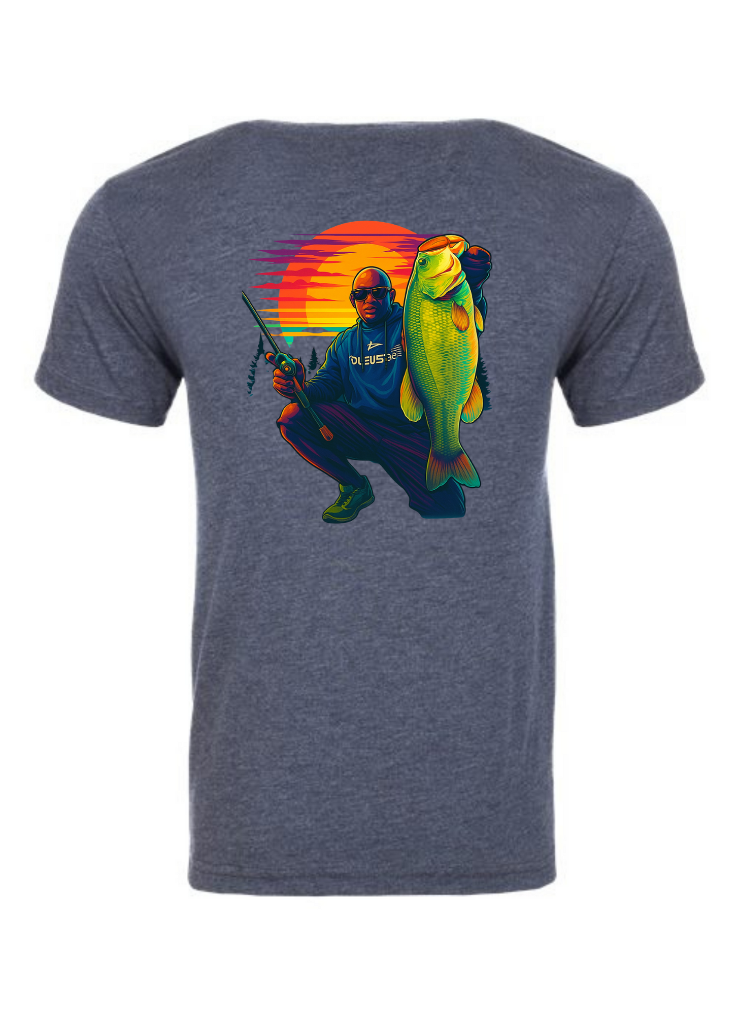 Hamptons Bass Tee Mandel Back