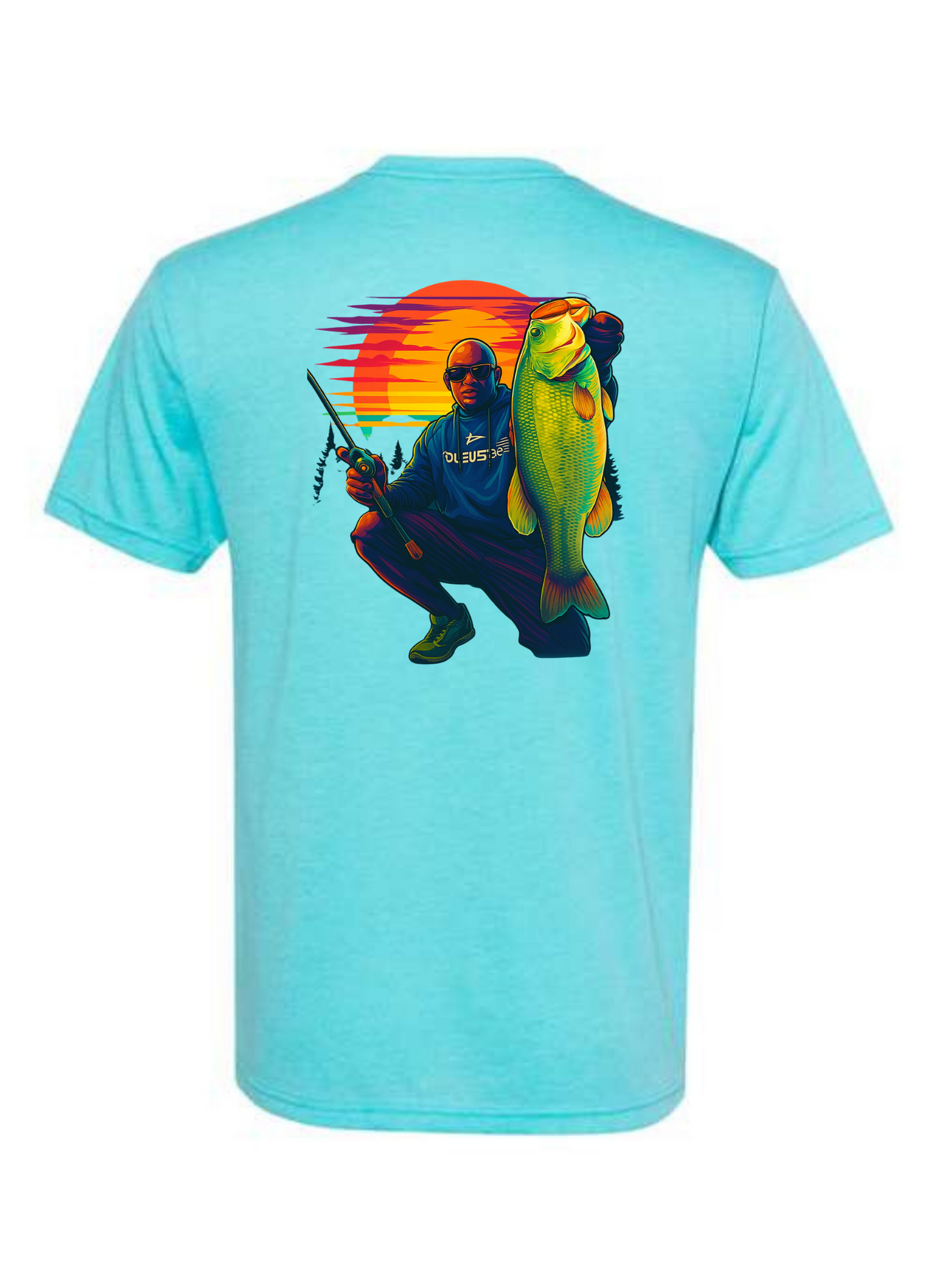 Hamptons Bass Tee Mandel Back